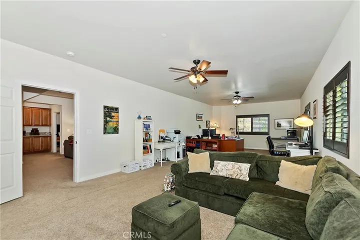 Spacious family room downstairs