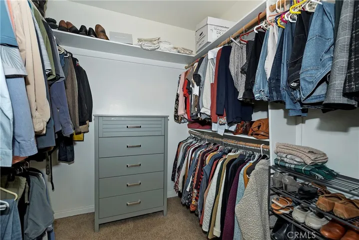 Primary bedroom's walk-in closet