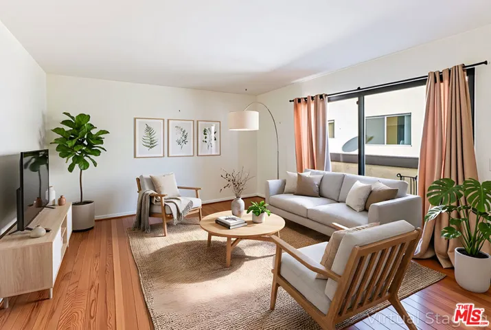 Livingroom virtually staged