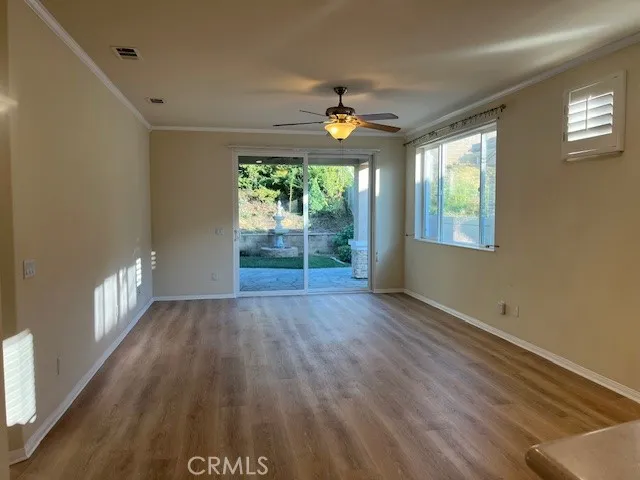 Great Room with Slider leading to Back Yard