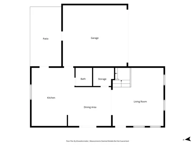 Floor plan of 1st floor.