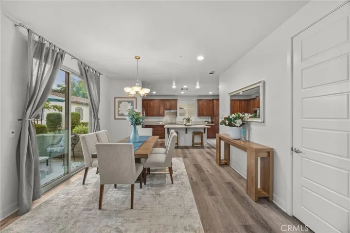 Dining with access to front patio