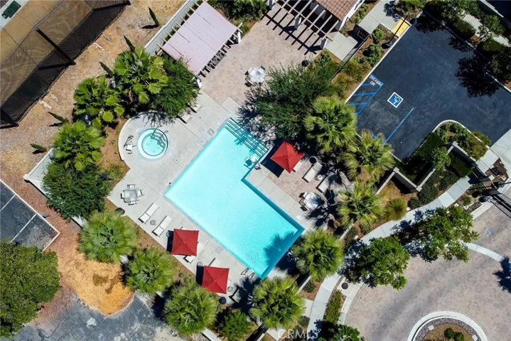 Aerial view of Community Pool/Spa/BBQ