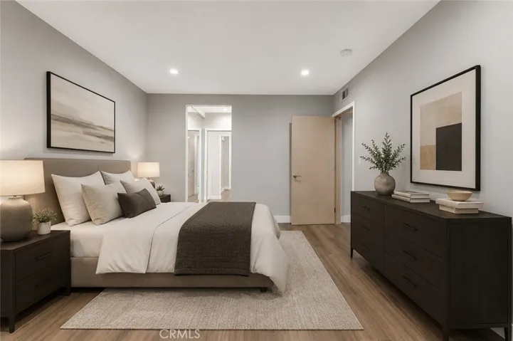 Virtually Staged Bedroom