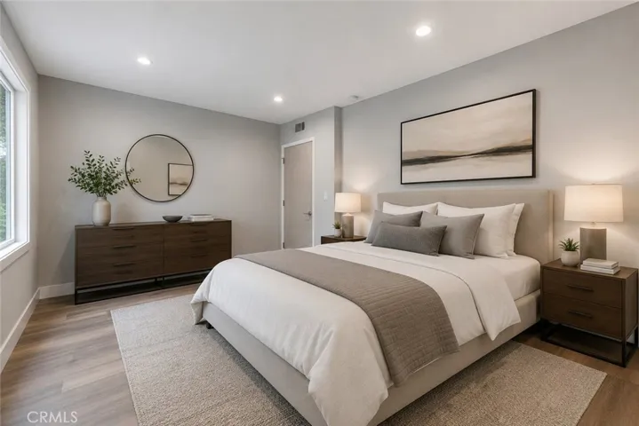 Virtually Staged Bedroom