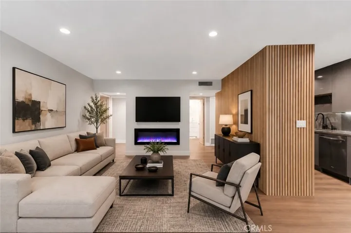 Virtually Staged Living Room
