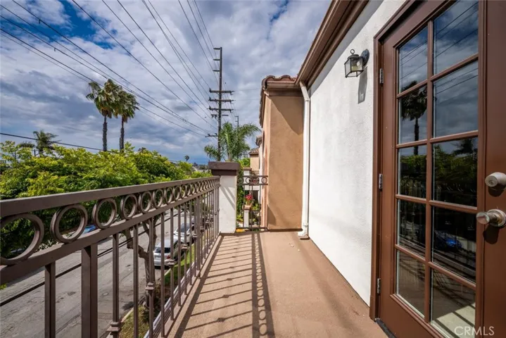 Upstairs patio