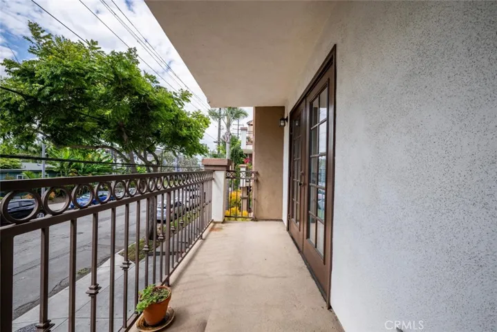 Downstairs patio