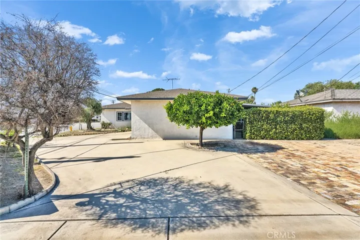 Ample parking with dual street access.