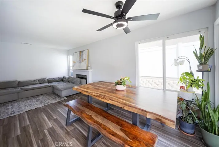 Dining area, opens to family room