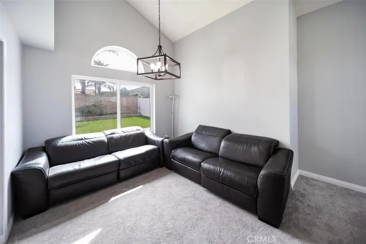 Separate dining area off kitchen