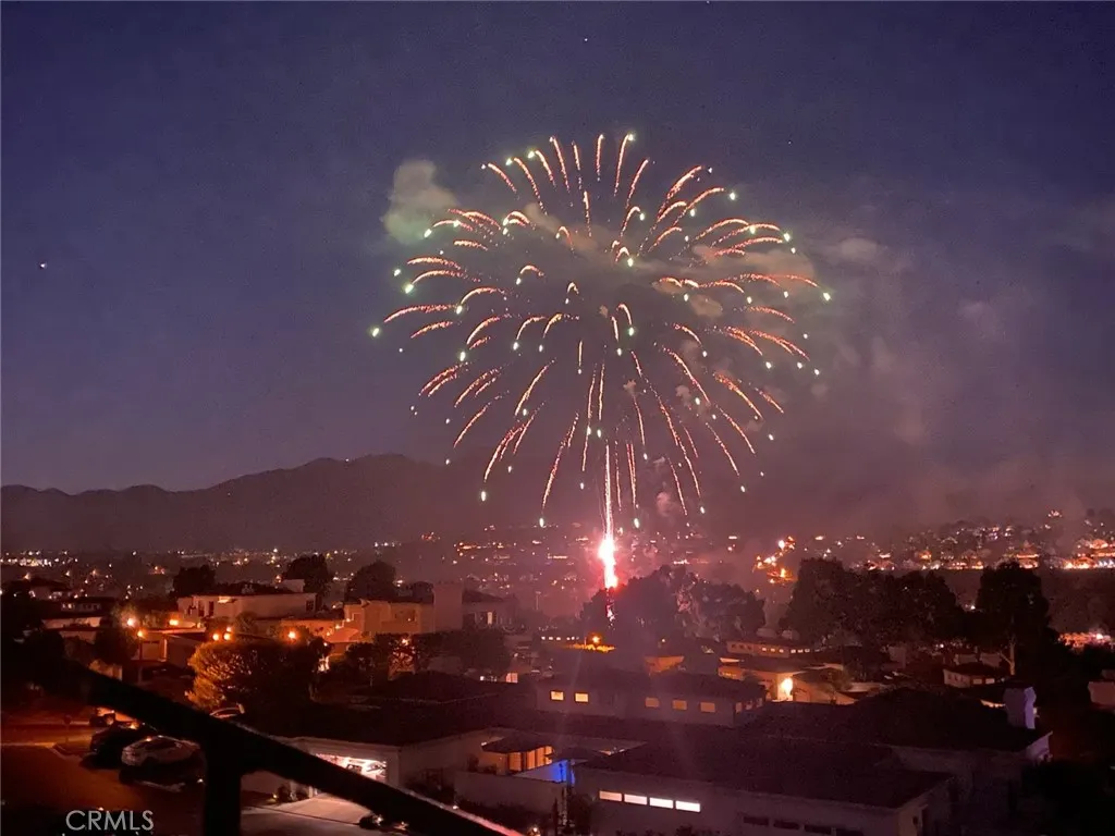 4th of July Fireworks view from the balcony