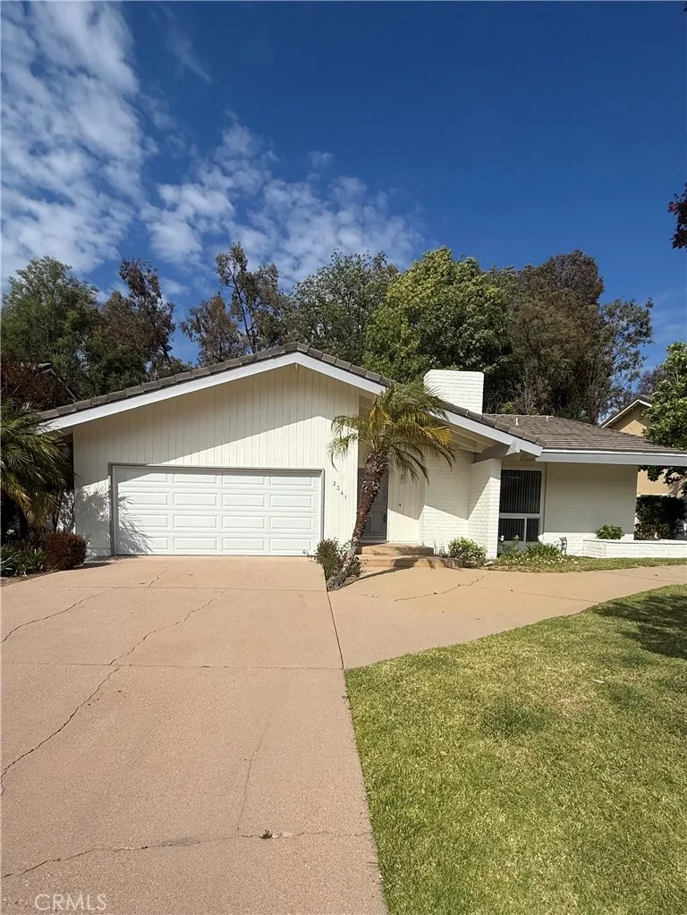 Front view of the house