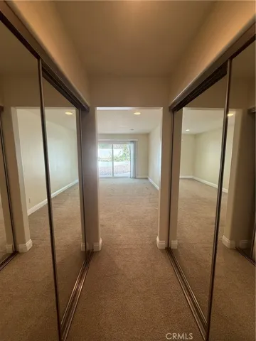 dual closets in master bedroom