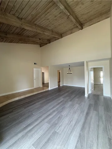 View of dining area from living room