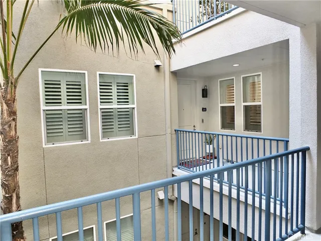 Atrium entrance to home