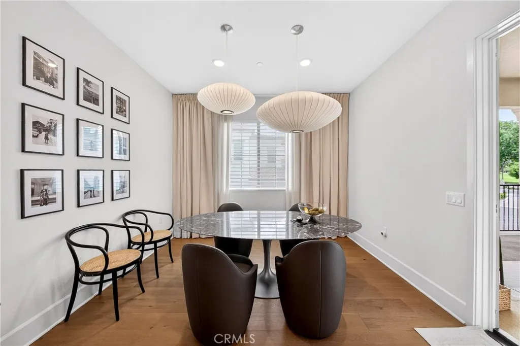 Dining area next to kitchen