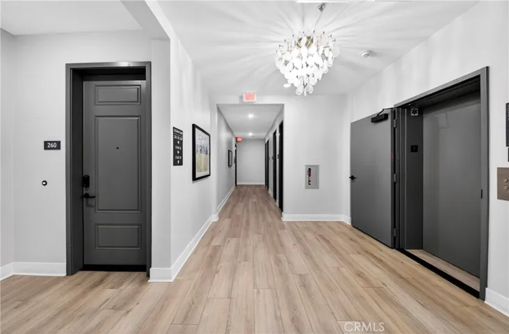 Front entry form elevator