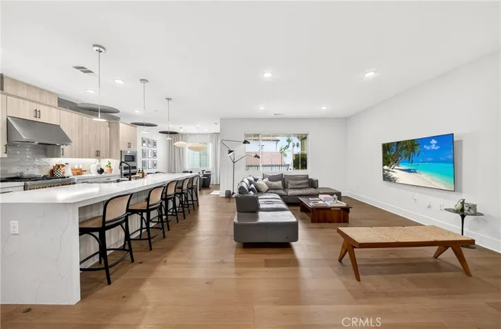 Kitchen and Family Room view upon entry