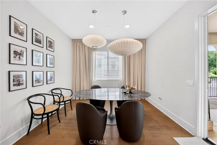 Dining area next to kitchen