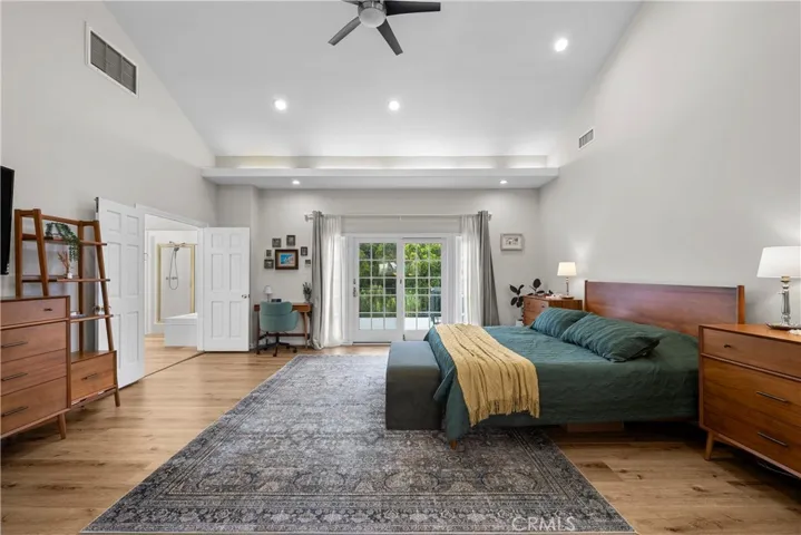 Master Suite with High Ceilings