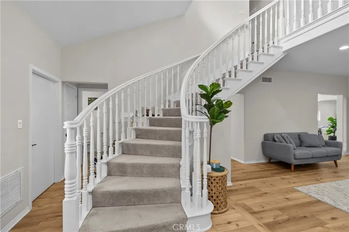 Stairway to 4 Bedrooms Upstairs