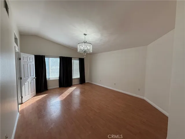 View from Entry to Master Bedroom