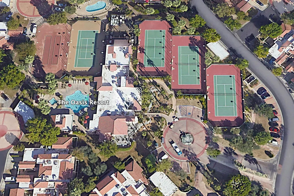 The Oasis Resort Aerial