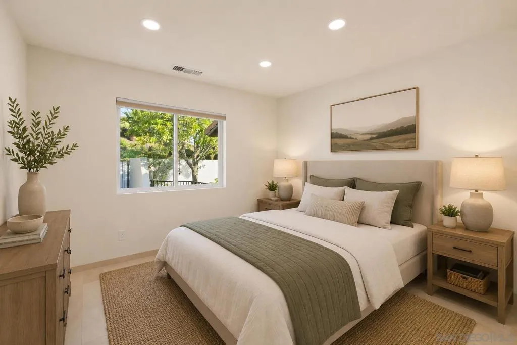 Bedroom in the ADU