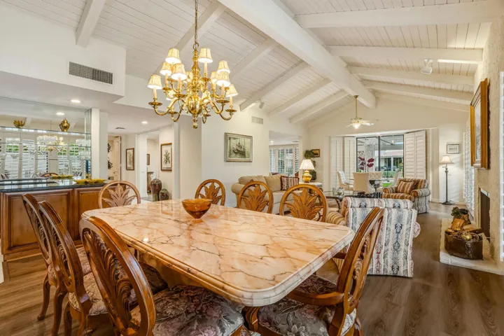 Dining Area and Living Room