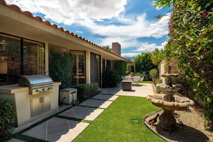 Patio and Built In BBQ off Kithcen