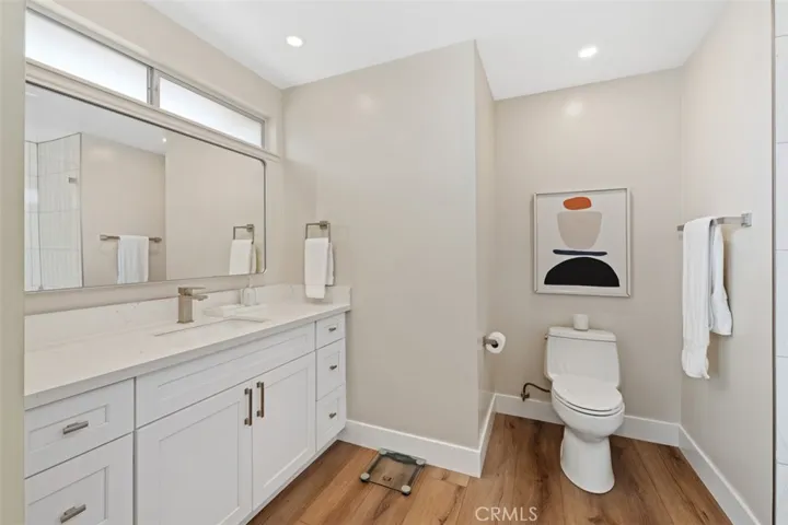 Primary bathroom with walk-in shower