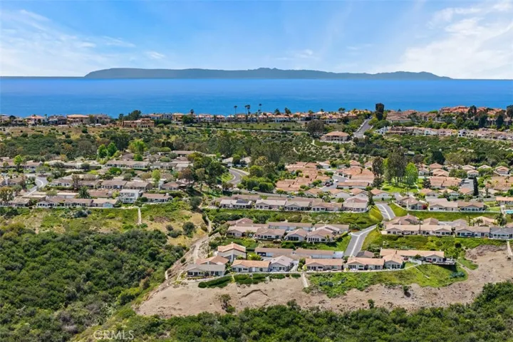 Aerial view of ocean