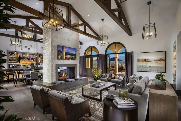 living room of clubhouse