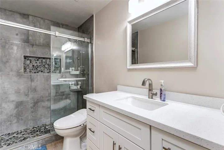 Hallway bathroom