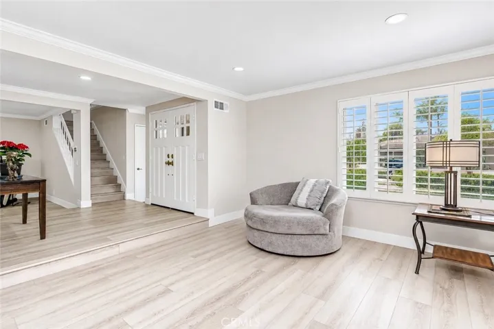 Entry to living room
