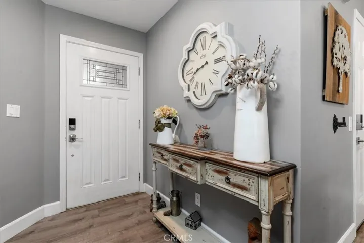 Front door and entrance