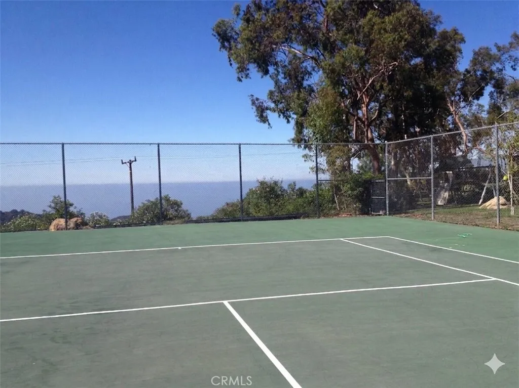 Tennis Court before the fire