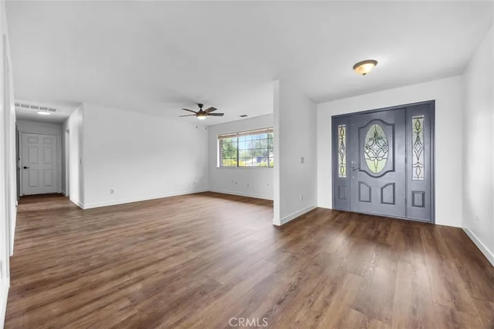 Entry and dining room