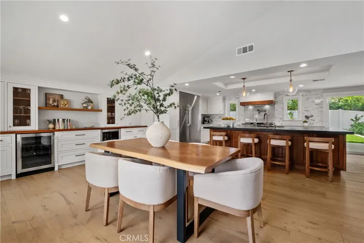 OPEN CONCEPT VIEW TOWARD KITCHEN.