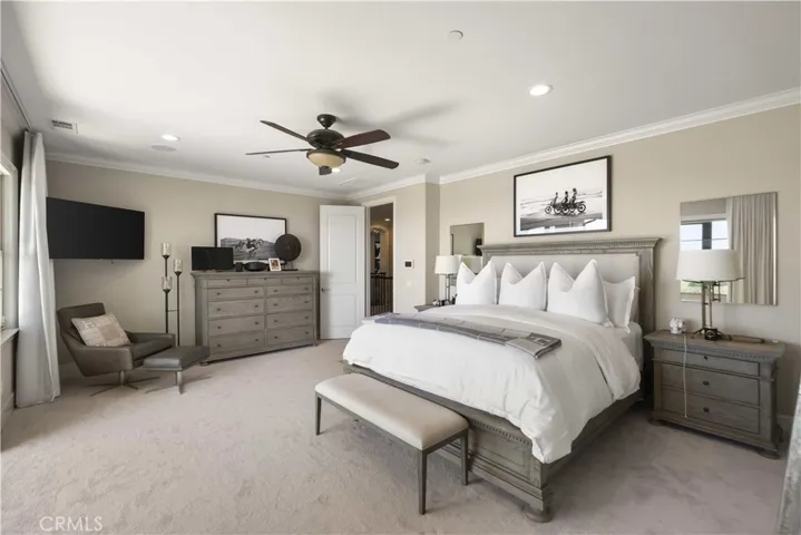 Large primary suite.