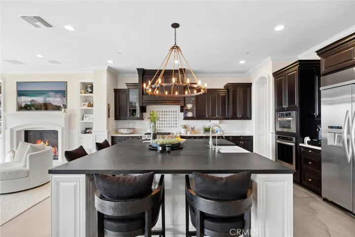 Bar seating for easy dining.
