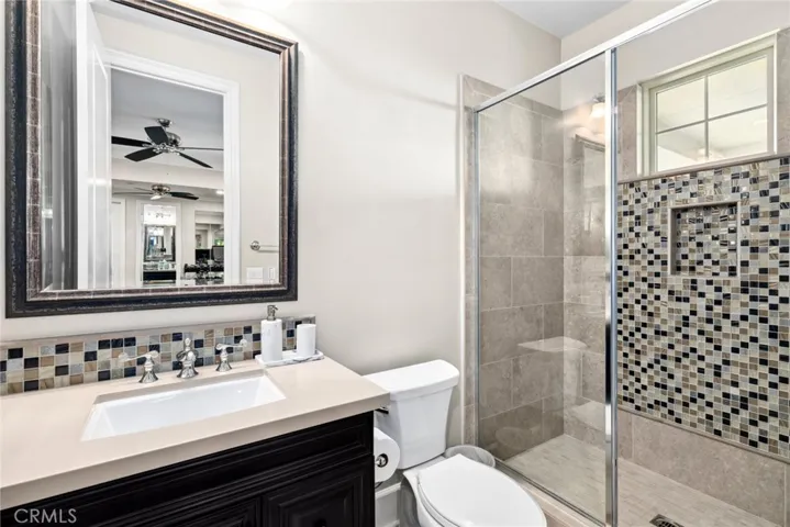 Full bath for secondary bedroom.