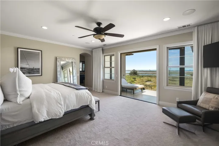 Primary suite with wake up to Catalina and end the day sunset views.