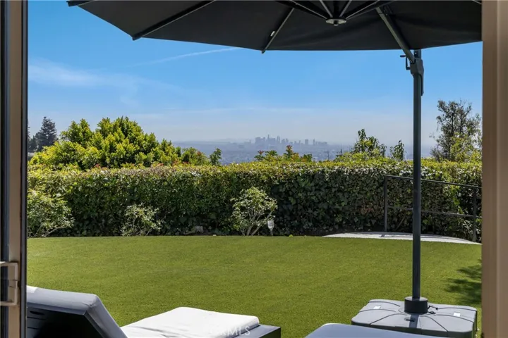 Backyard view