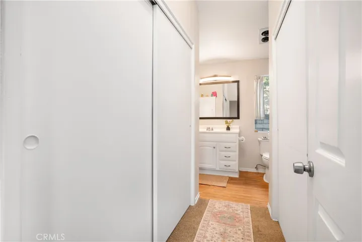 Two closets - one walk in