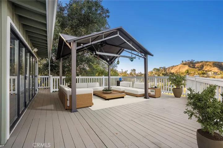 Deck furniture virtually added