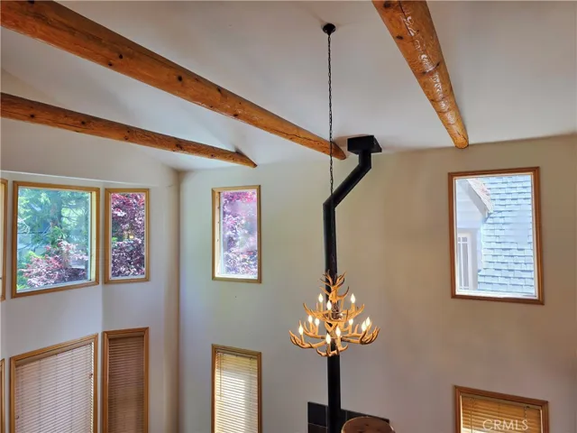 Living room from upper hallway