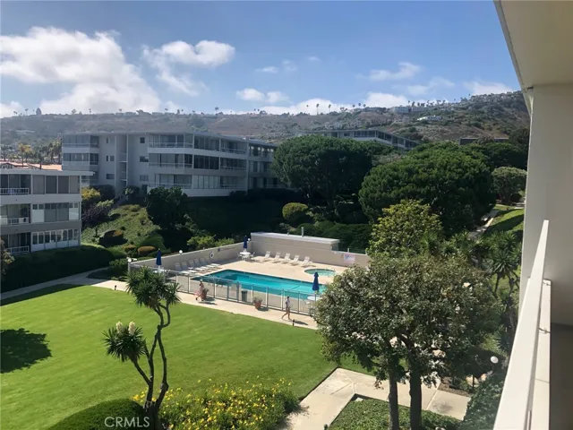 Two Pools, upper pool viewed from balcony