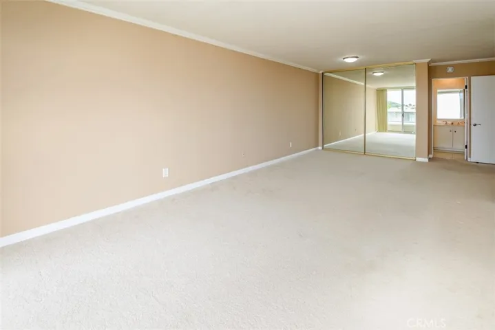 Expansive principal room has two large closets